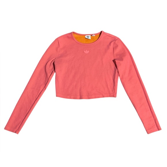 Adidas Original Ribbed Cropped Top - Picture 2 of 5